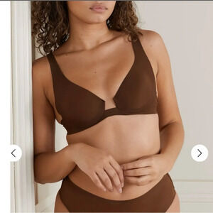 SKIMS Brown Bra